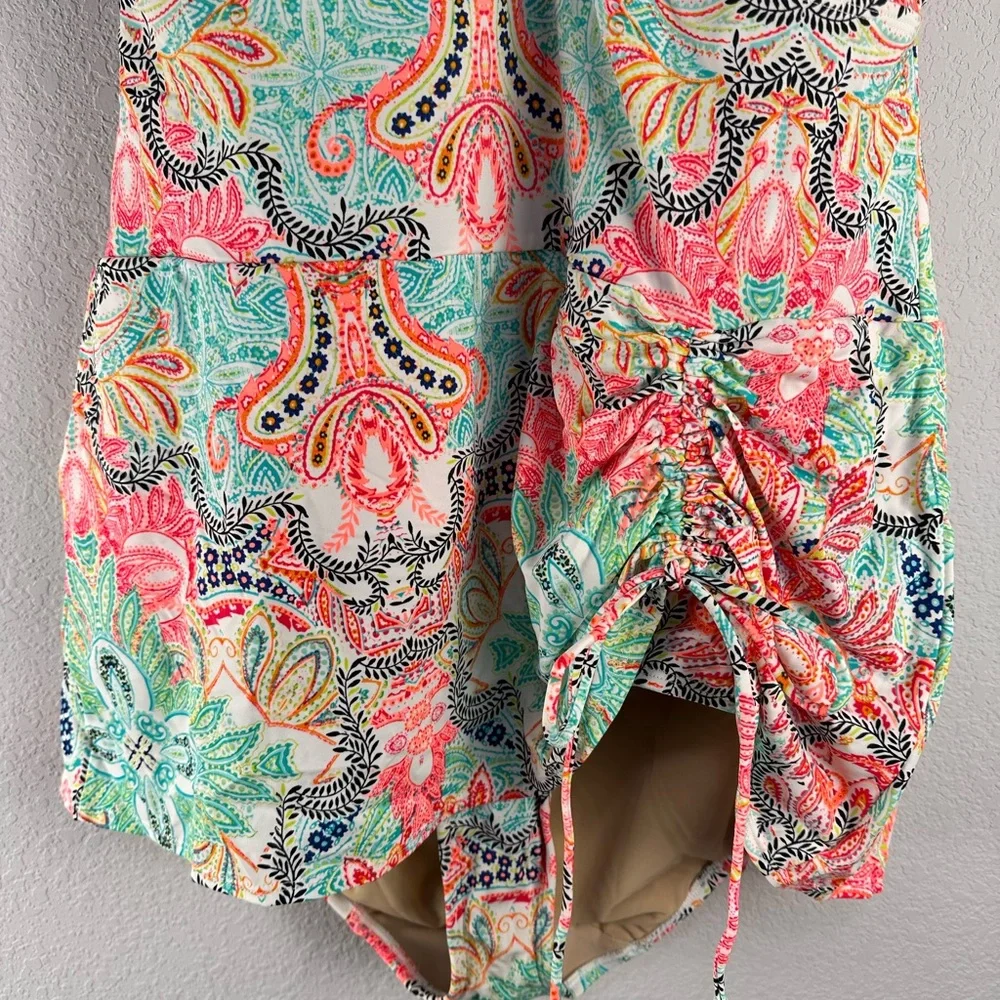 Cacique Paisley Swim‎ Dress Sz 18